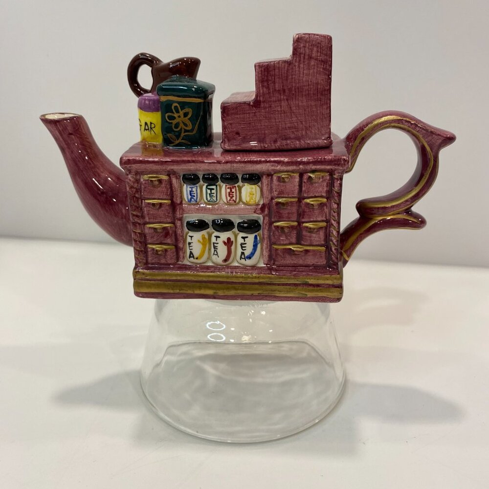 Seymour Mann Boutique shop cash counter tea pot (4" H. X 6" L  X. 2"W )